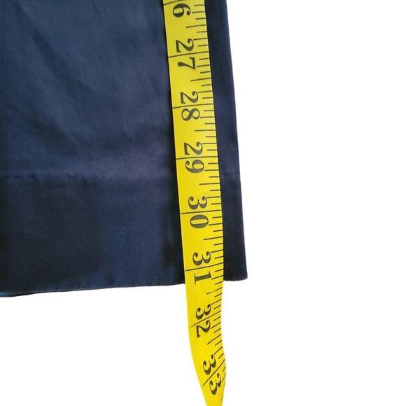 BCBGMaxaria Wide Leg Mid Rise Flat Front Dress Pant Old Money Slacks Size 04 - Picture 13 of 14